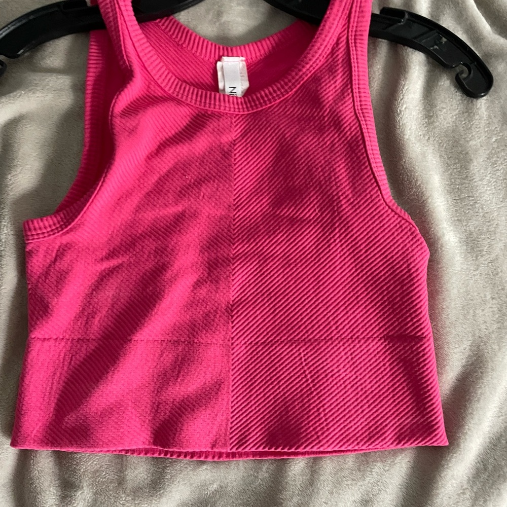 nikibiki pink high neck crop top